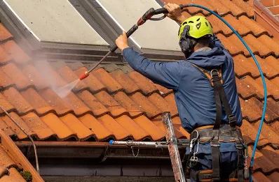 Démoussage et hydrofuge de toiture à Laucourt